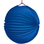 SALE Lampion rund, ca.  22 cm, blau