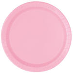 SALE Teller aus Pappe, 8 Stck, Gre ca. 23cm, rosa, Premiumqualitt ohne Plastik