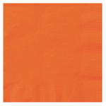 SALE Servietten aus Papier, 20 Stck, Gre ca. 25x25cm, orange