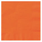 SALE Servietten aus Papier, 20 Stck, Gre ca. 33x33cm, orange