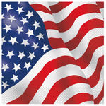 SALE Servietten, Flagge Vereinigte Staaten / USA / Amerika, Gre: ca. 33 x 33 cm, 16 Stck