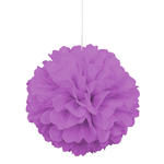 SALE Pompom / Blume aus Papier, Raumdeko zum Aufhngen, Gre: ca. 40 cm, Farbe: Lila