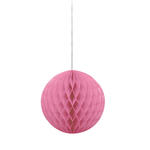 SALE Wabenball / Pompom aus Papier, Raumdeko zum Aufhngen, Gre: ca. 20 cm, Pink