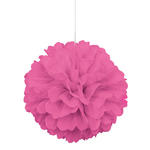 SALE Pompom / Blume aus Papier, Raumdeko zum Aufhngen, Gre: ca. 40 cm, Farbe: Pink