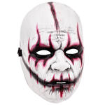 Halloween Maske Evil Joker, weiß