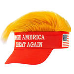 NEU Schirmmtze MAGA mit Haaren