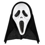 Halloween Maske mit Kapuze Screaming Ghost