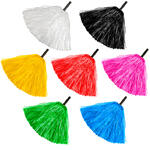 Pompon / Pom Pom mit Griff, 1 Stck - Verschiedene Farben