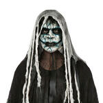NEU Maske Halloween-Geist, mit Kapuze und langen Fransen