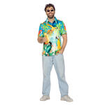 NEU Herren-Kostüm Hawaii-Hemd Papagei, bunt - Verschiedene Größen (S-XXL)