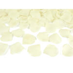 Textil-Streu in Rosenbl�tter-Optik - Creme, 100 St�ck