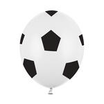 Latexballons Fu�ball - 30 cm, 6 St�ck