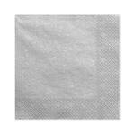 Servietten Silber Metalic, 3-lagig, 33 � 33 cm, 20 St�ck