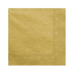 Servietten Gold Metalic, 3-lagig, 33 � 33 cm, 20 St�ck