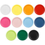 Pappteller Unifarben, 23 cm, 6 St�ck - Verschiedene Farben