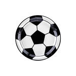 Pappteller Fu�ball - 18 cm, 6 St�ck