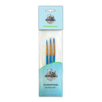 Paint It Easy Qualitts-Schminkpinsel Blaues Set, fr Gesicht und Krper