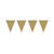 Wimpelkette gold, 10 m