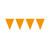 Wimpelkette orange, 10 m