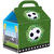 SALE Geschenke-Schachtel Fussball Live 4 Stk.