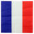 Frankreich Tischserviette, 3 Farbig, 33 x 33 cm, 20 St�ck
