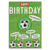 Grußkarte DIN A6, Happy Birthday, Volltreffer, Fußball - Ideal passend zu unseren Ballongrüßen