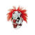 SALE Maske Horror-Clown, aus Latex
