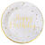 Teller Happy Birthday, Weiss, � 22.5 cm, 10 St�ck