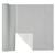 Tischl�ufer Premium Airlaid, Silber, 40 x 480 cm auf der Rolle - Silber