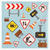 Serviette Baustelle, 33 x 33 cm, 20 St�ck