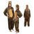 Damen- und Herren-Kostüm Overall Giraffe, Gr. M-L bis 180cm Körpergröße - Plüschkostüm, Tierkostüm