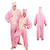 Damen- und Herren-Kostüm Overall Schwein, Gr. M-L bis 180cm Körpergröße - Plüschkostüm, Tierkostüm - Größe M-L