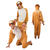 Damen- und Herren-Kostüm Overall Löwe, Gr. S bis 165cm Körpergröße - Plüschkostüm, Tierkostüm