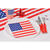 USA Tischserviette, 3 Farbig, 33 x 33 cm, 20 St�ck Bild 2