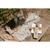 Tischl�ufer Kreppstoff, Creme, ca. 35 cm, L�nge 300cm Bild 2