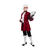 Damen-Jacke Piratin de Luxe, weinrot, Gr. 44 - Größe 44