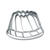 SALE Ausstechform Gugelhupf, ca. 6 cm