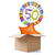 SALE Ballongrsse H-Birthday, Radiant 50, 2 Ballons