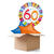 Ballongrsse H-Birthday, Radiant 60, 3 Ballons
