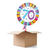 Ballongrsse H-Birthday, Radiant 70, 1 Ballon