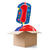SALE Ballongre Happy Birthday, Zahl 1st, 3 Ballons