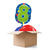 SALE Ballongre Happy Birthday, Zahl 8th, 3 Ballons