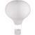 Papierlampion Heiluftballon Wei, 40 x 30 cm, 1 Stck