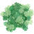 Konfetti Kleeblatt, Gr�n, 20 g