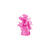 Gewicht f�r Heliumballon / Folienballon mit Folienfransen, Gewicht: ca. 130 g - Pastell Rosa - Pastell Rosa