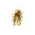 Gewicht f�r Heliumballon / Folienballon mit Folienfransen, Gewicht: ca. 130 g - Matt Gold - Matt Gold
