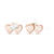 Ballongewicht Doppelherzen, Gewicht ca. 137g - Ros�gold Bild 3