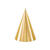Partyh�te � Gold � 16 cm � 6 St�ck