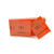 Doppelnummern-Block 500 Abrisse, orange #1-500