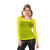 Damen-Netz-Shirt, gelb, Einheitsgre
